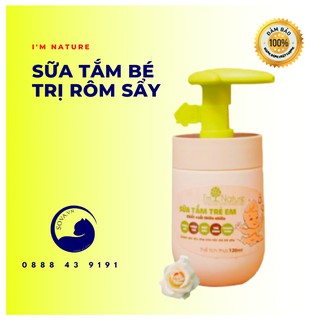 Sữa tắm & gội thảo dược cho bé I’m Nature – Trị rôm sẩy