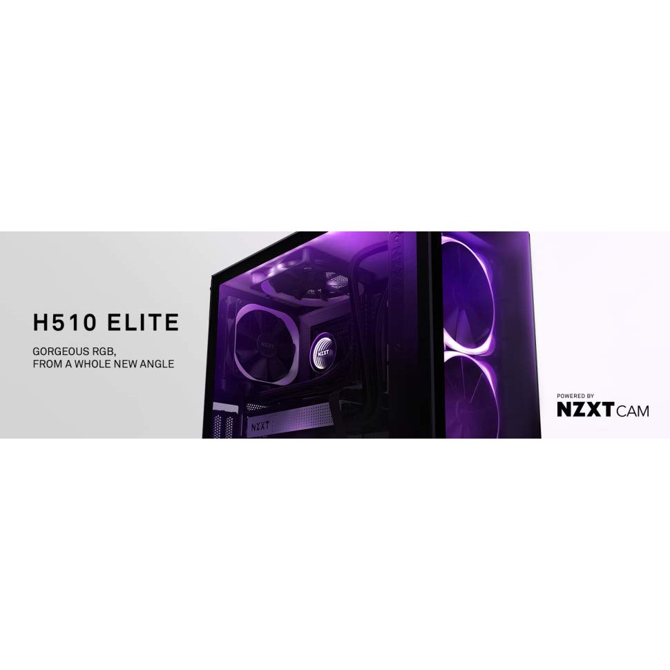 [NZXT] VỎ MÁY TÍNH NZXT H510 Elite MATTE WHITE