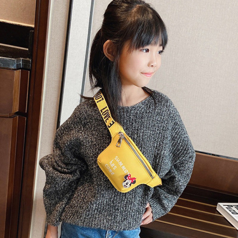 Túi đeo chéo phong cách hoạt hình dễ thương cho bé gái