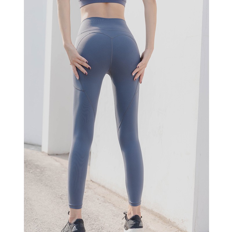 Quần Legging Tim Mông Có Túi Tập Gym Yoga Thể Thao Nữ