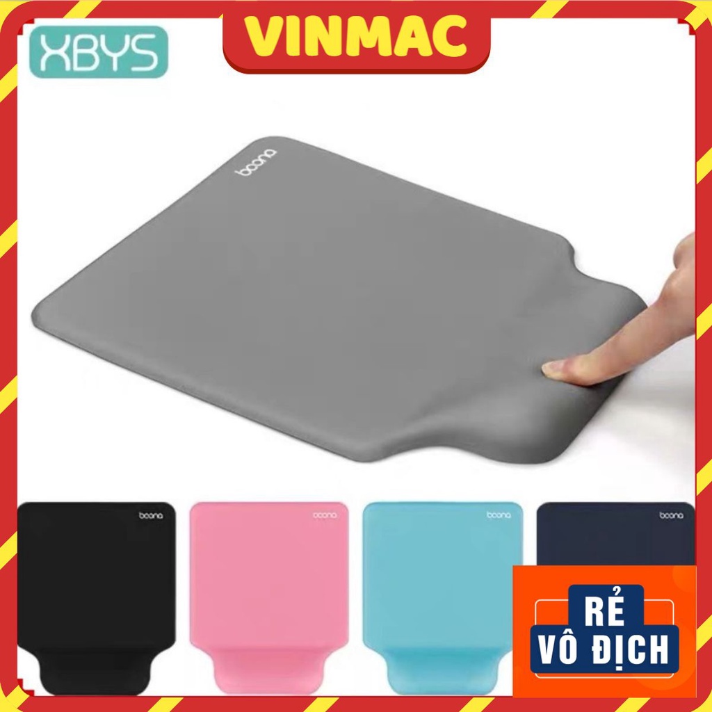 Miếng Lót Chuột Có Đệm Kê Tay Silicon Massage Chống Mỏi Cổ Tay 2 in 1 Tiện Lợi Cao Cấp Nhiều Màu Baona