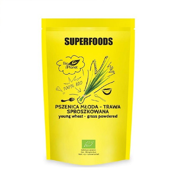 Bột cỏ lúa mì hữu cơ Bio Planet 150g