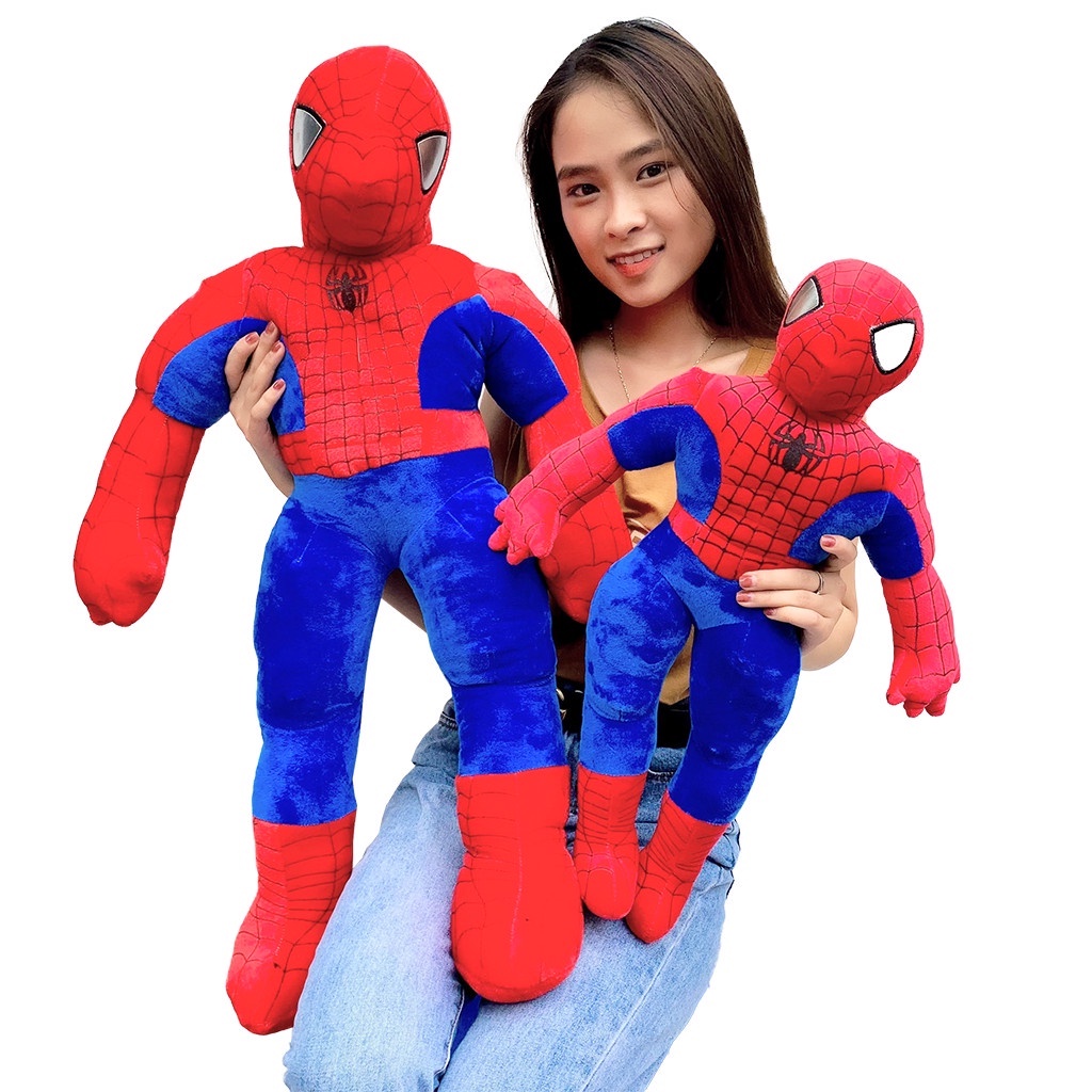 Gấu Bông Người Nhện -Siêu Nhân Người Nhện Spider Men 100% Gòn Tinh Khiết