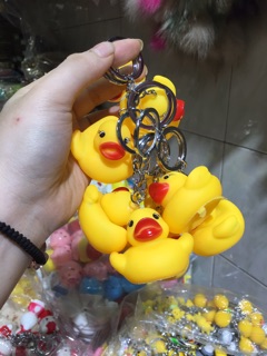 (SỈ) MÓC KHOÁ THÚ KÊU (1 chùm 10 con)