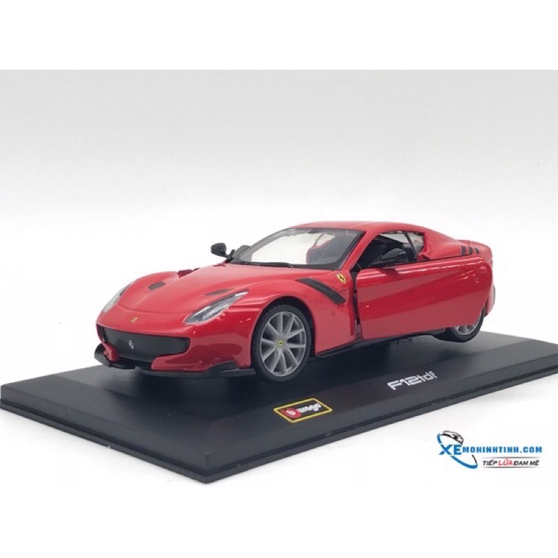 Xe Mô Hình Ferrari F12 TDF Bburago 1:32 (Đỏ)