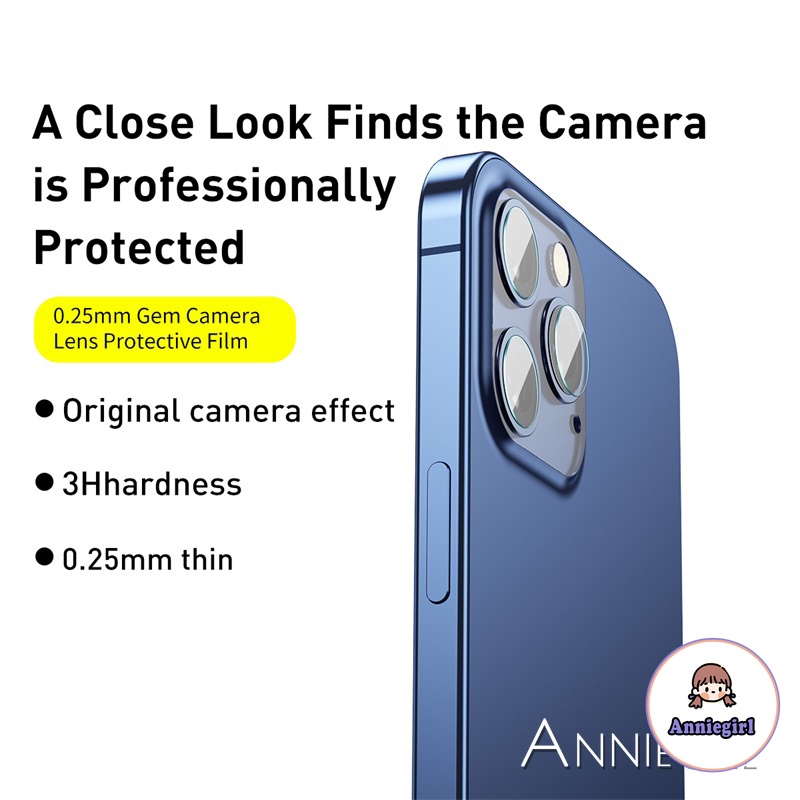 Kính cường lực mỏng 0.25mm bảo vệ camera điện thoại Iphone 14 13 12 11 Pro Max