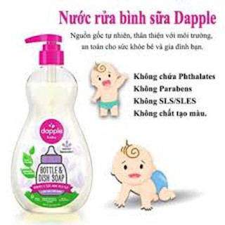 Nước rửa bình sữa Dapple không mùi 500ml