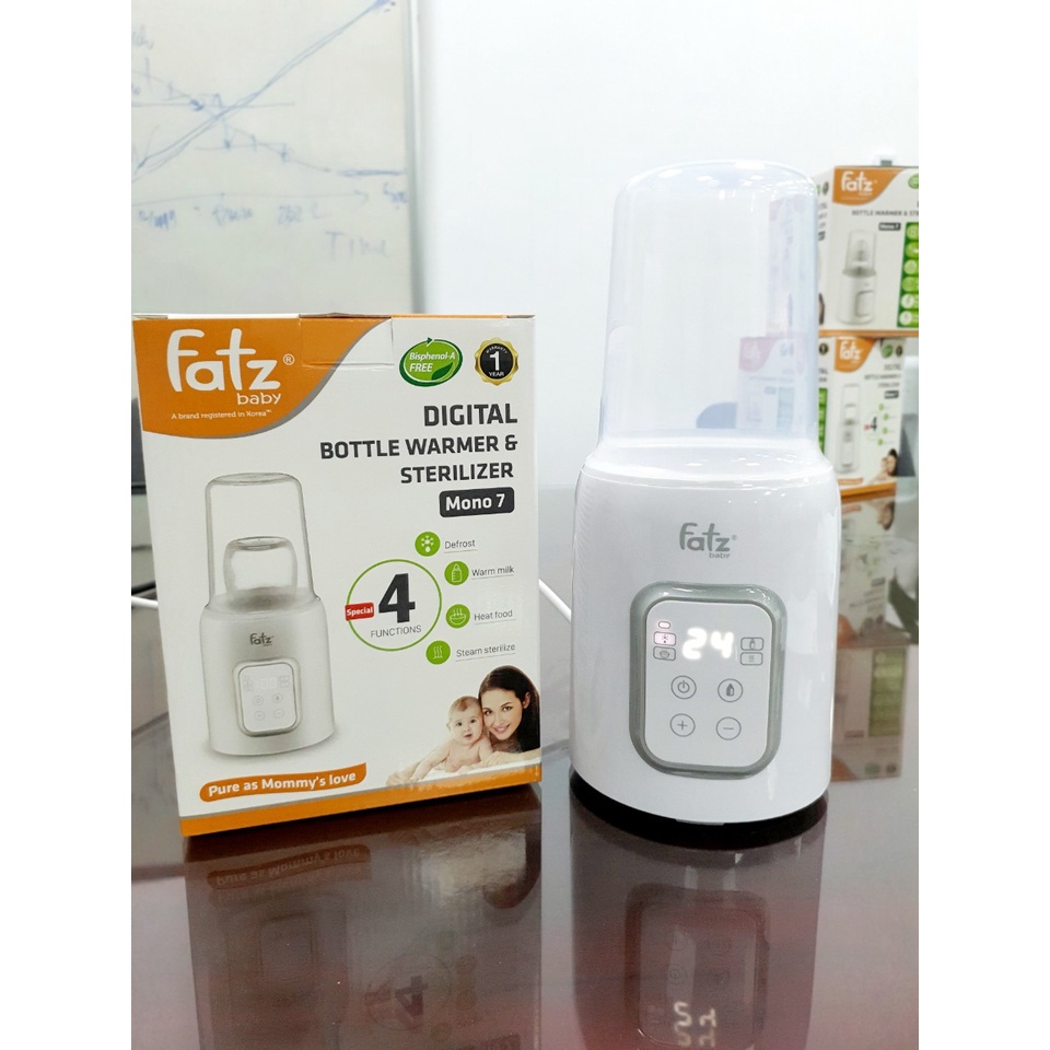 Máy hâm sữa Fatz Baby siêu tốc Mono 7 - hâm sữa, hâm thức ăn, rã đông, và tiệt trùng bình sữa