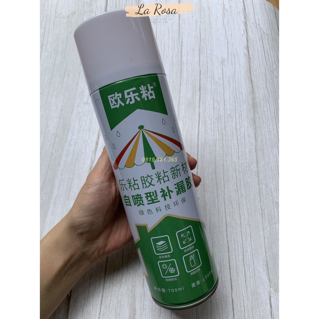 [MÀU TRẮNG] Bình Xịt Chống Thấm Dột Đa Năng Nội Địa Trung 700ml