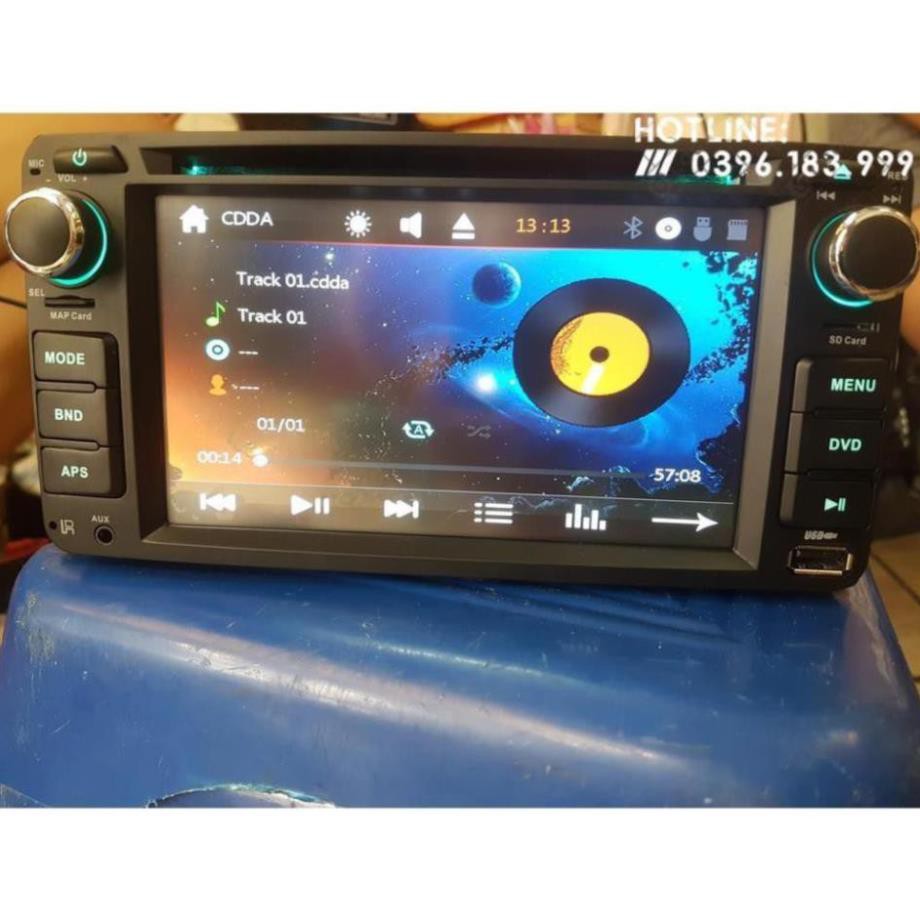 [Giảm giá]  Đầu DVD GPS dẫn đường lắp chung Toyota (Vios, innova, fortuner, Altisl, yaris..) tặng thẻ GPS l