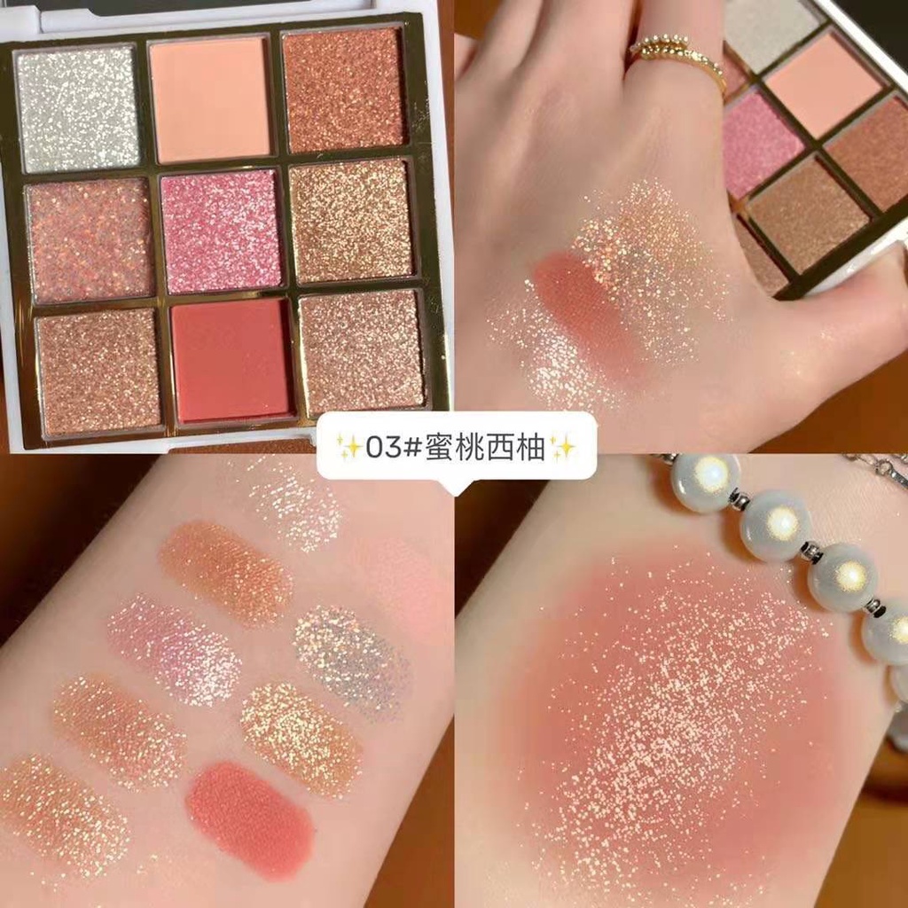 Phấn mắt DIKALU vỏ trắng hàng mới về không thấm nước lâu trôi giá học sinh nội địa Trung