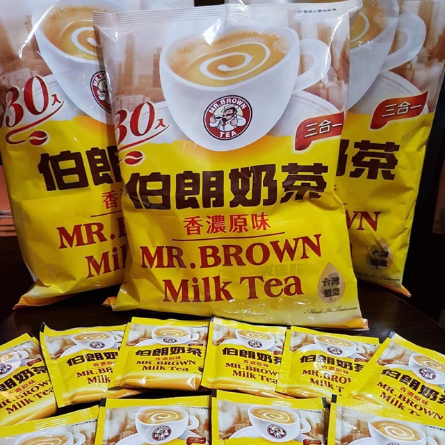 Trà sữa gói Mr Brown chính hãng Đài Loan (hạn sd 11/2021)