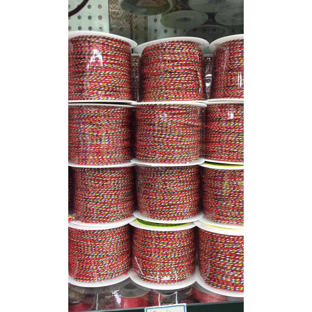 CHỈ NGŨ SẮC TÂY TẠNG LOẠI ĐẸP SỢI TO