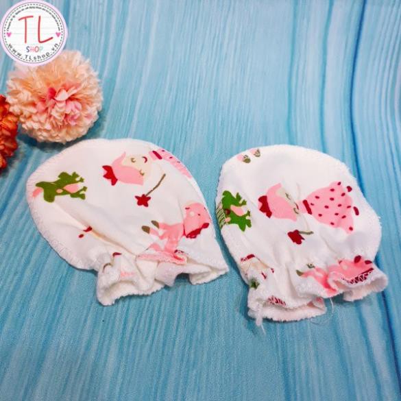 Bao tay cotton bo chun nhiều mẫu mã đáng yêu cho bé