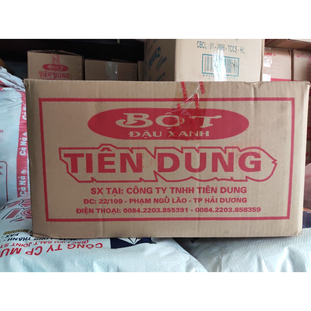 Sỉ Thùng 20 Gói x 400g Bột Đậu Xanh Tiên Dung Uống Liền