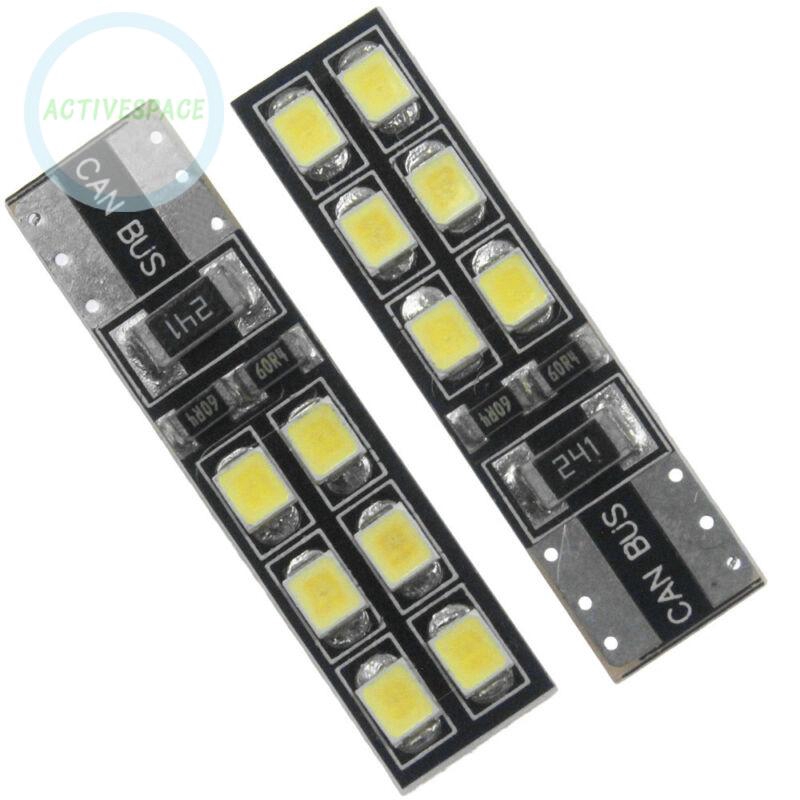 4 Bóng Đèn Led Dc12V T10-12Smd-2835 Cho Mercedes-Benz W204 C300 C350