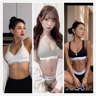 SET ĐỒ LÓT THỂ THAO CỔ TIM CHÉO LƯNG CÓ MÚT SDL4