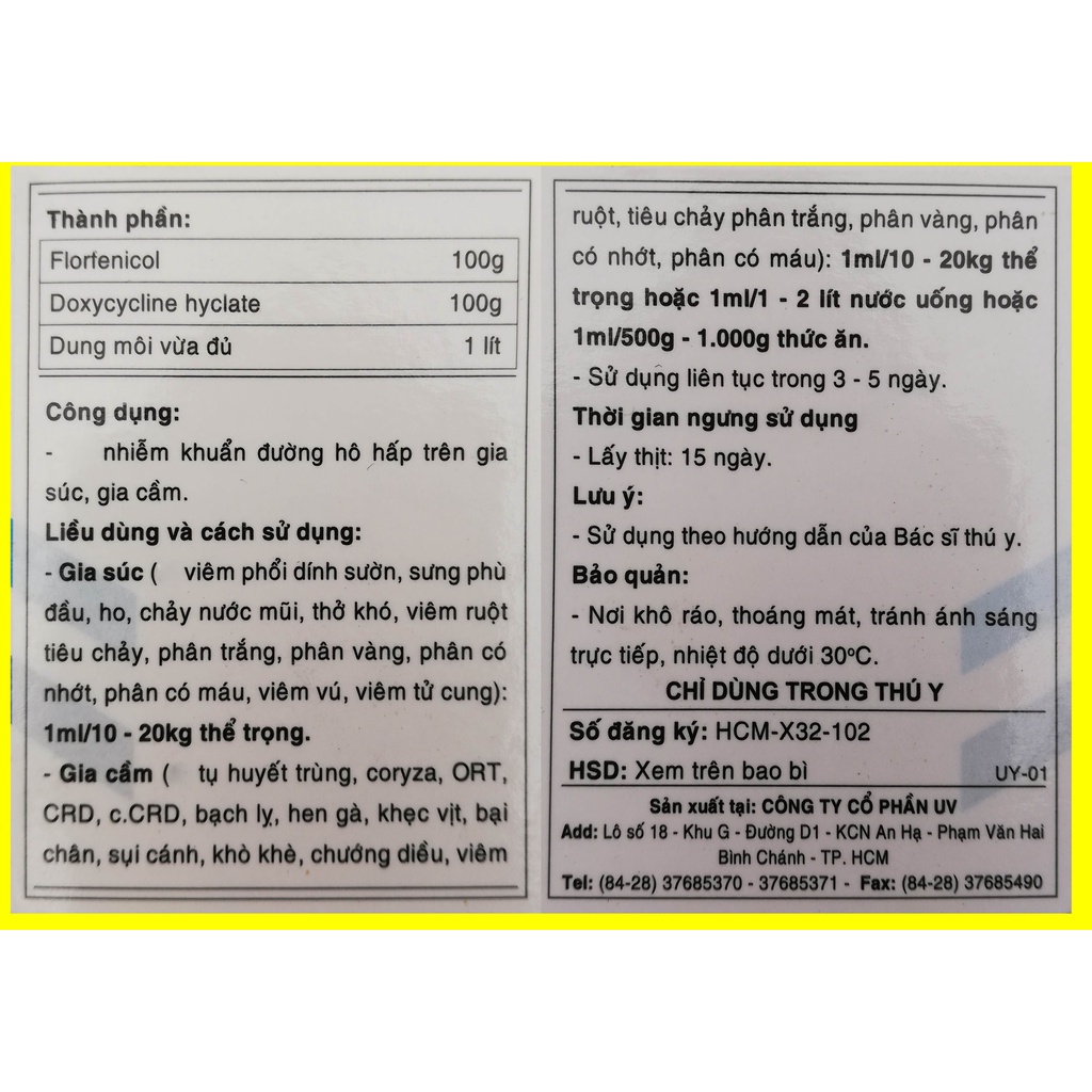 1 lọ Flosal D 10ml Chuyên dùng gia cầm, gà chọi, gà đá, chim cảnh