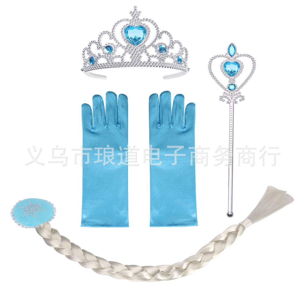 🎀Phụ kiện tóc xinh xắn cho bé gái🎀Set 4 phụ kiện hóa trang công chúa Elsa xinh xắn