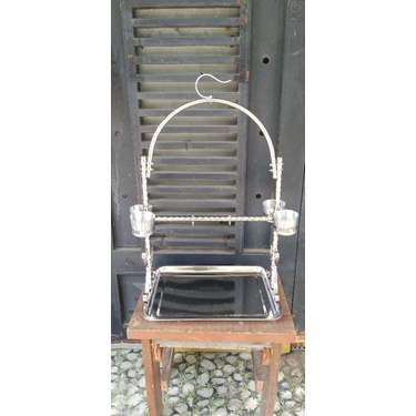 1 CẦU ĐỨNG SIZE TRUNG (CÂY ĐẬU DẠNG XOẮN) CHO CHIM,CÁC DÒNG VẸT (CHƯA CÓ XÍCH CHÂN)