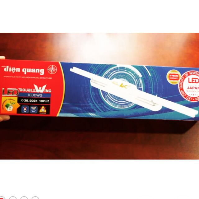 Bộ  đèn DOUBLEWING LED (bóng  thuỷ tinh) 18W x2