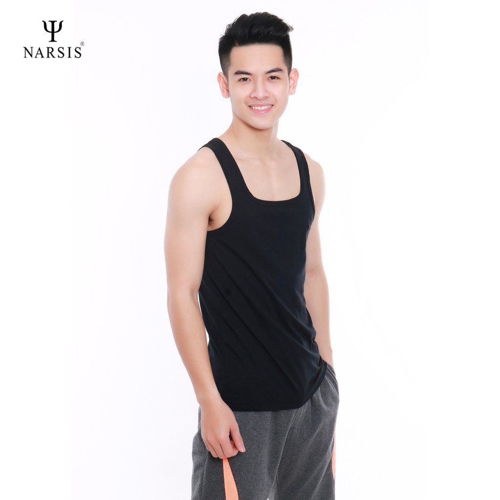 Áo Ba Lỗ Nam Cao Cấp thời trang NARSIS , Áo Tanktop thể thao dành cho nam ,Áo Thun nam From ôm dáng chuẩn GYM