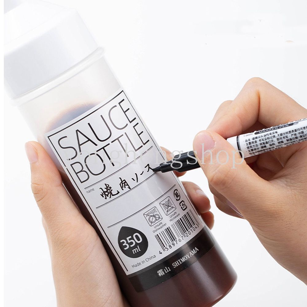 Chai Nhựa Đựng Sốt / Giấm Có Nắp Dạng Bóp 350ML Dành Cho Nhà Bếp