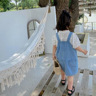 [V038] Váy yếm jean dáng A sz 80-140