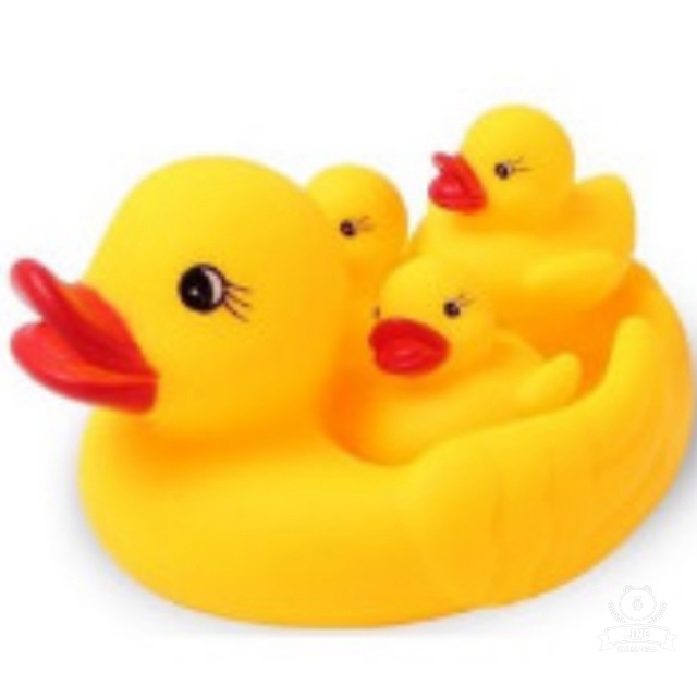 Đồ chơi vịt thả bồn tắm kêu chút chít cho bé