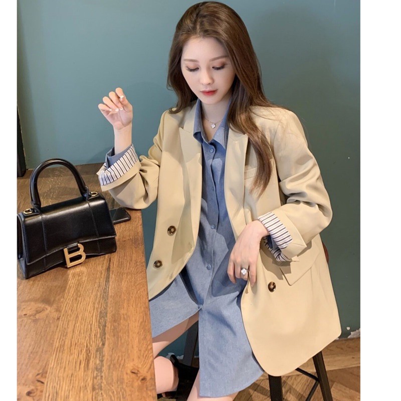 ÁO KHOÁC BLAZER 2 LỚP HÀN QUỐC