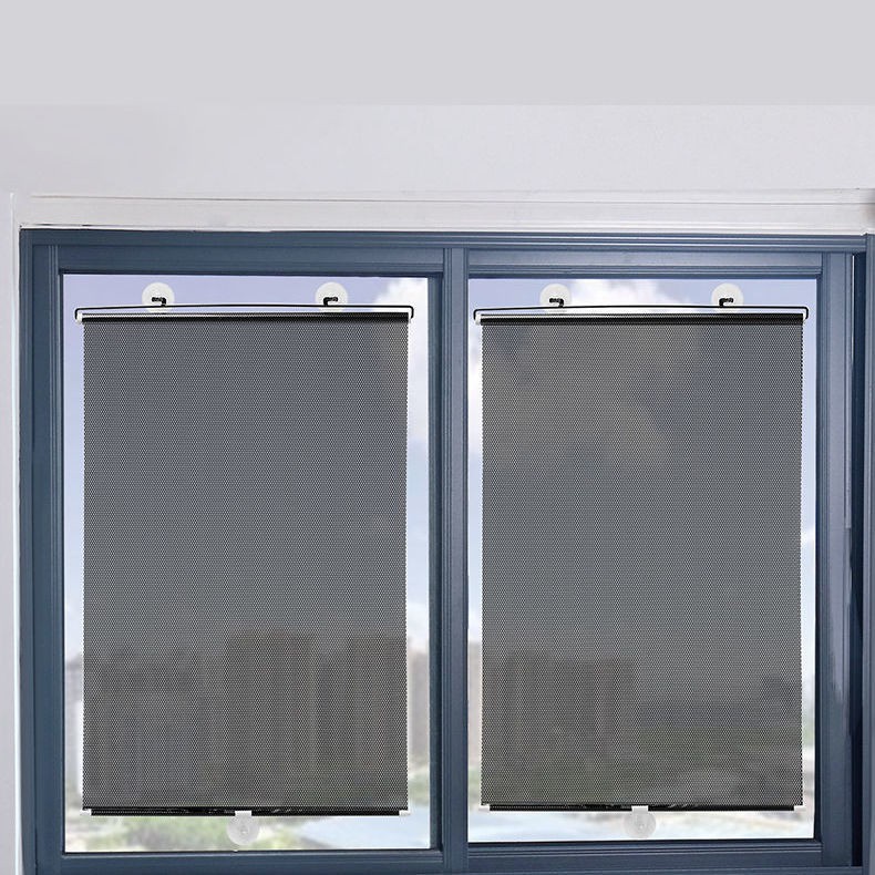 Rèm Che Nắng Cách Nhiệt Có Giác Hút Gắn Cửa Kính Có Thể Thu Gọn Cho Nhà Ở / Văn Phòng