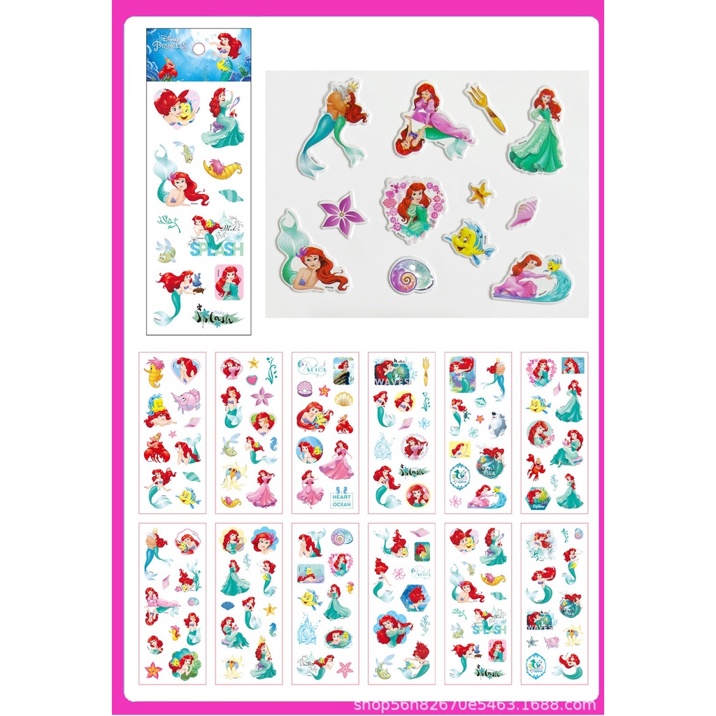 Sticker 3D hình dán nhiều chủ đề đáng yêu cho bé trai, bé gái - Coolgift