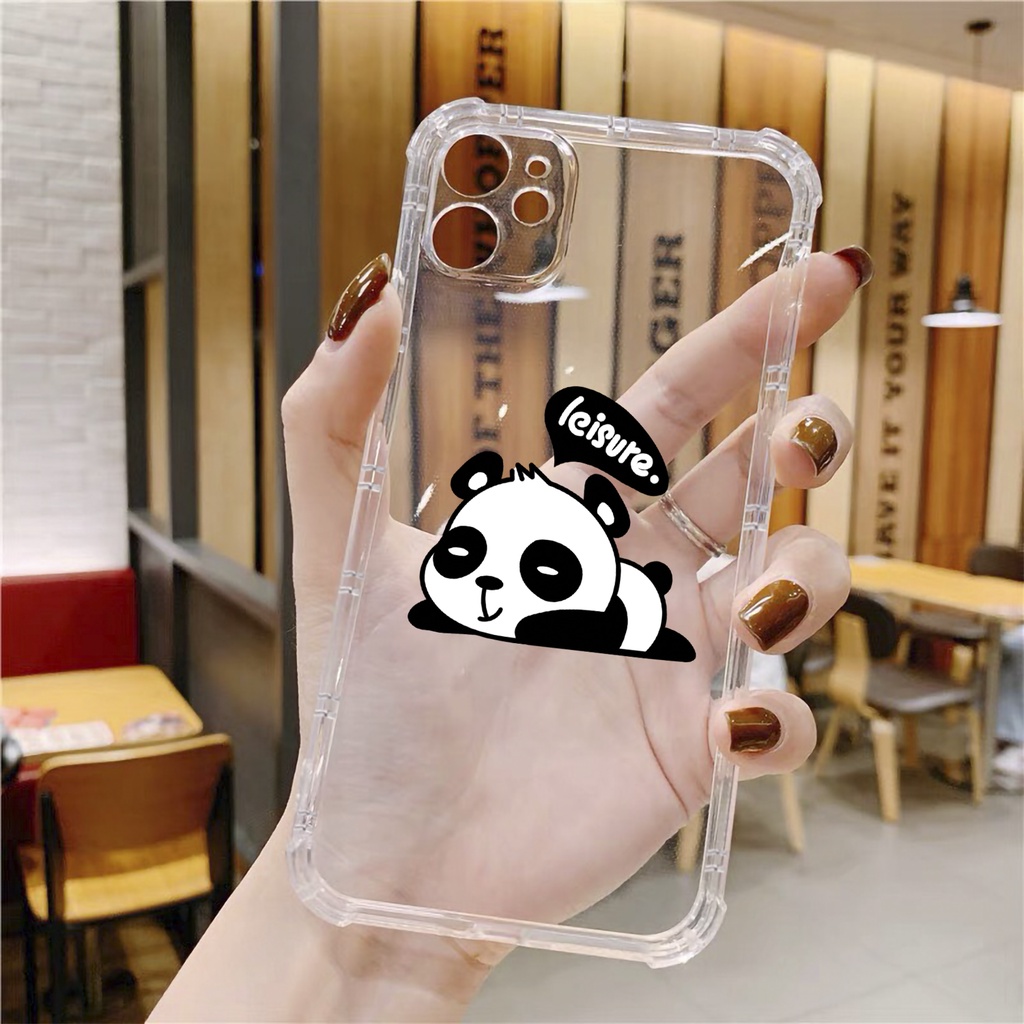 Ốp lưng iphone cặp đôi gấu Panda chống sốc case 14plus 14 pro max 13 12 promax 11 mini 6 6s 7 8 plus x xr xs Se