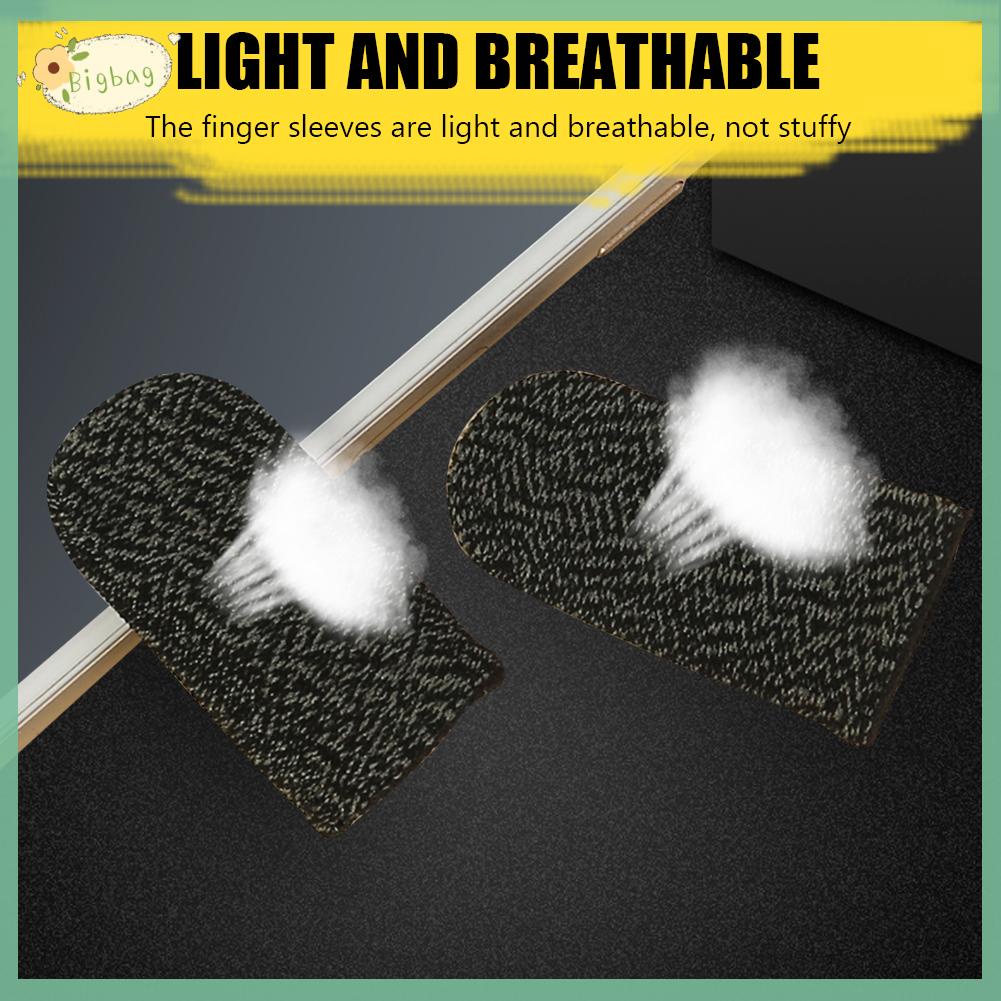 1 Cặp Bọc Ngón Tay Chơi Game Thoáng Khí Chống Mồ Hôi | BigBuy360 - bigbuy360.vn