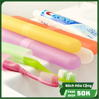 Ống đựng bàn chải đánh răng trong suốt
