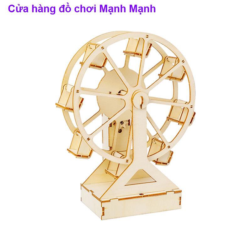 Khoa học và công nghệ trẻ em Sản xuất nhỏ Mô hình đu quay sinh tài liệu làm thủ đồ chơi thí nghiệm giáo dục