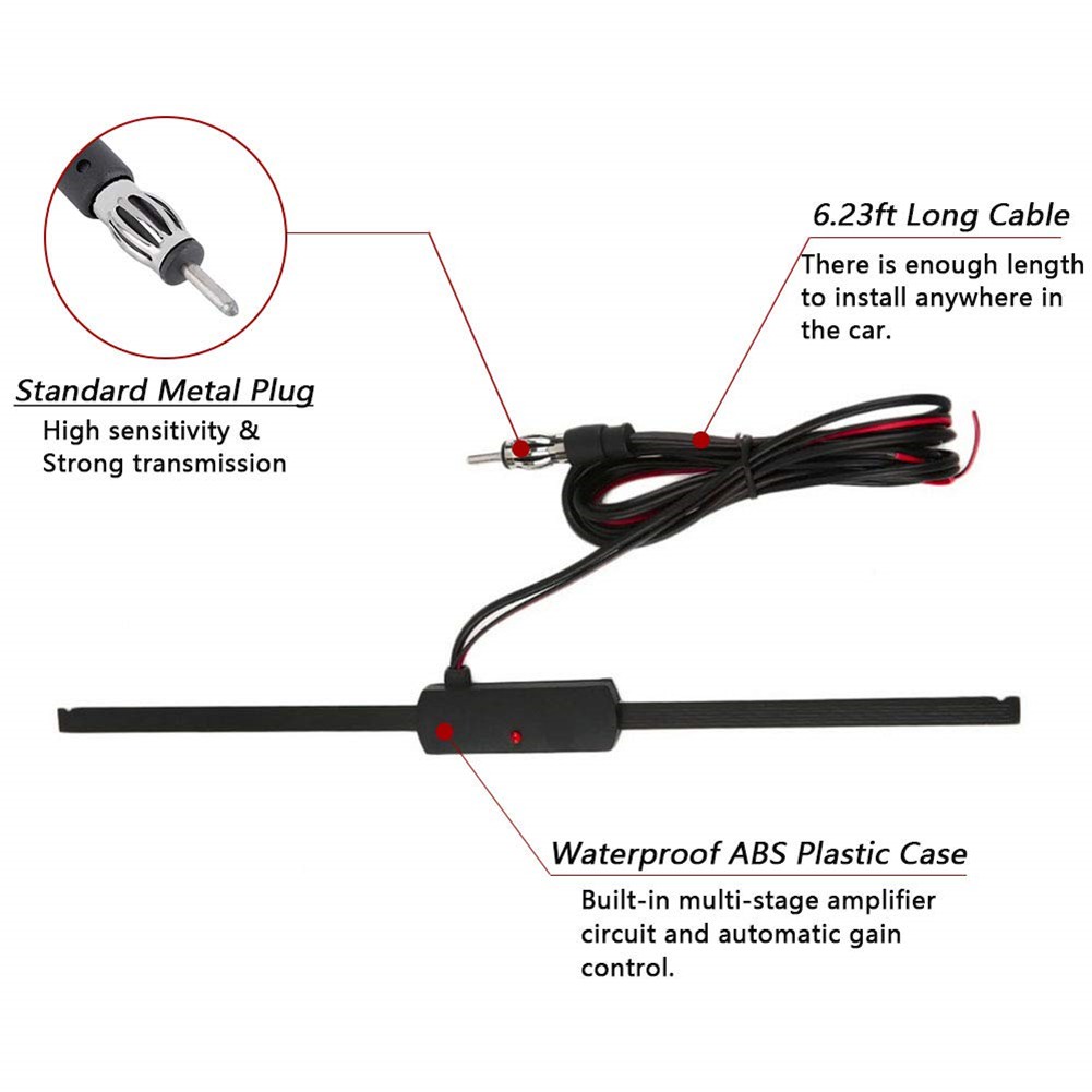 Bộ khuếch đại tín hiệu ăng ten AM FM chuyên dụng dành cho ô tô