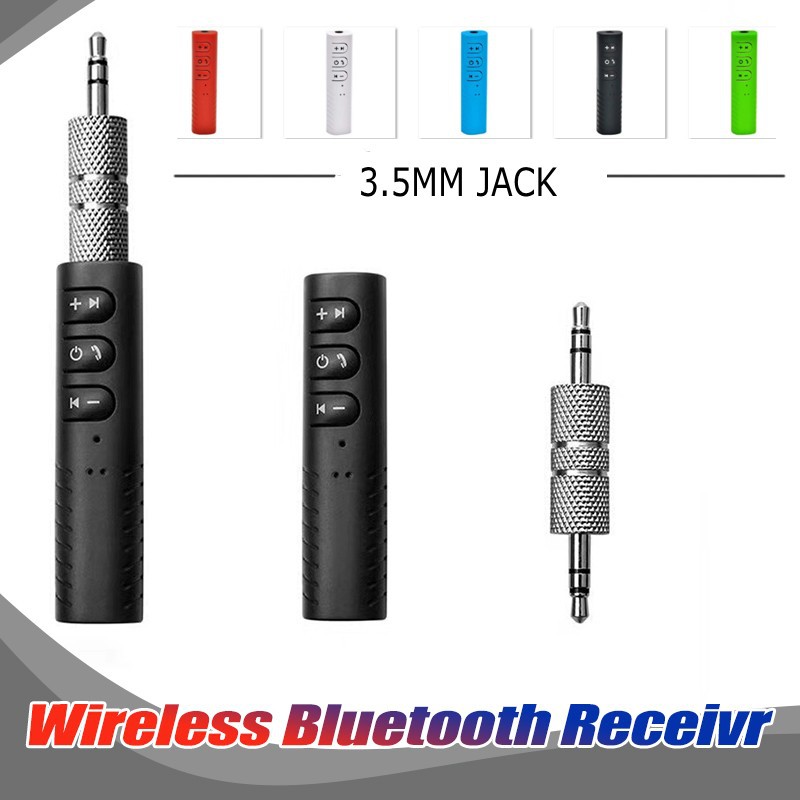 Thiết bị nhận tín hiệu âm thanh không dây kết nối Bluetooth giắc cắm 3.5mm trong xe hơi