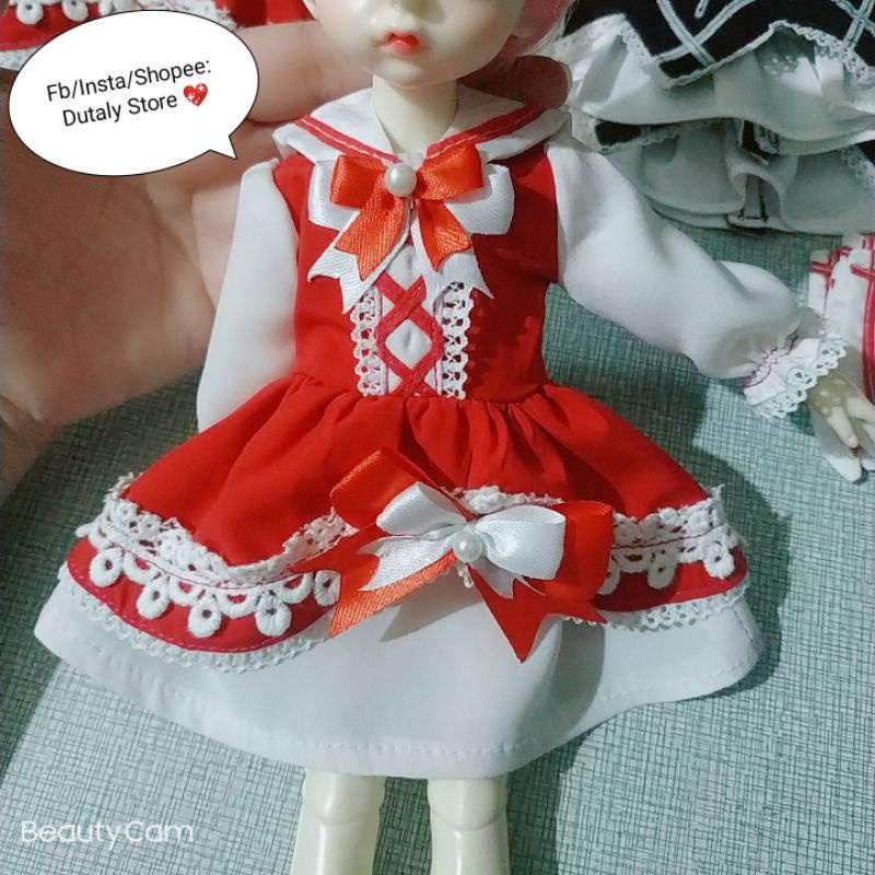 BJD 03 - trang phục váy xinh, đáng yêu dành cho búp bê bjd 1/6 và 1/4