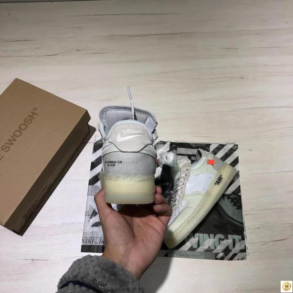 Giày AIR FORCE 1 x OFF WHITE . Hàng như hình lượng tốt yu tin lượng | Bán Chạy| 2020 : L v . # XẢ