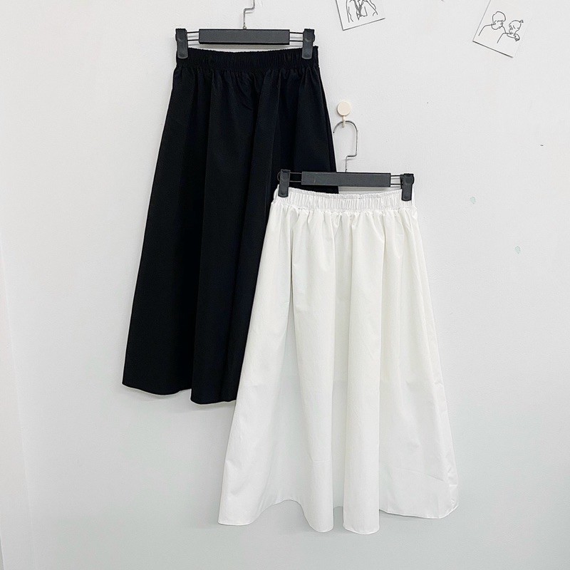 Chân Váy CARO SKIRT quốc dân form suông dài chuẩn dễ phối chất vải dày dặn lưng chun rộng có co giãn | BigBuy360 - bigbuy360.vn