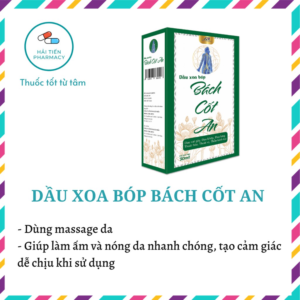 Dầu xoa bóp Bách Cốt An