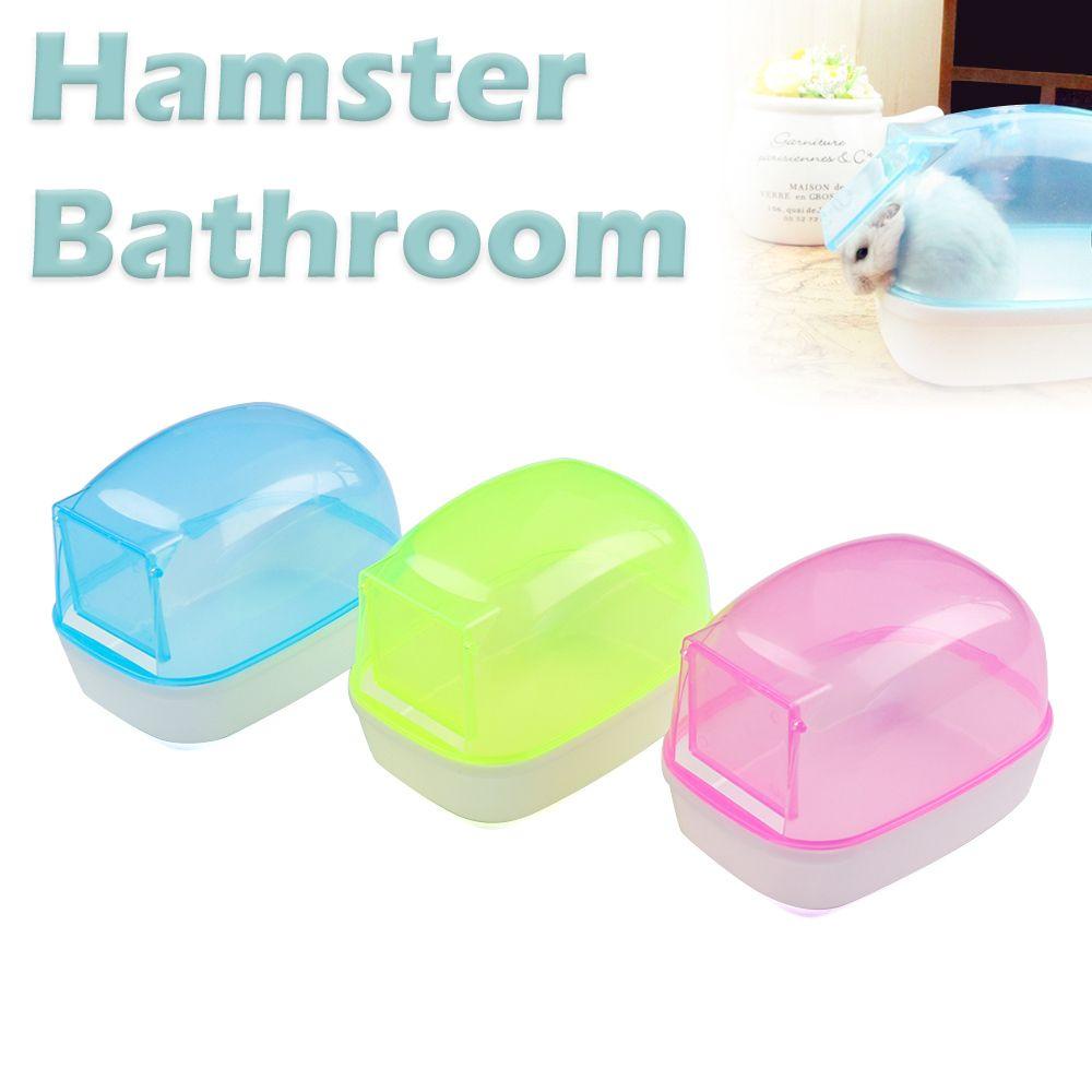 Bồn Tắm Mini Bằng Nhựa Chống Bụi Cho Chuột Hamster