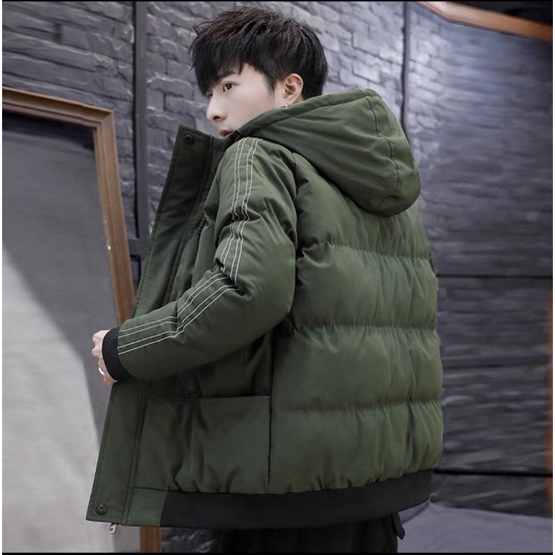 Áo phao nam có mũ_2022