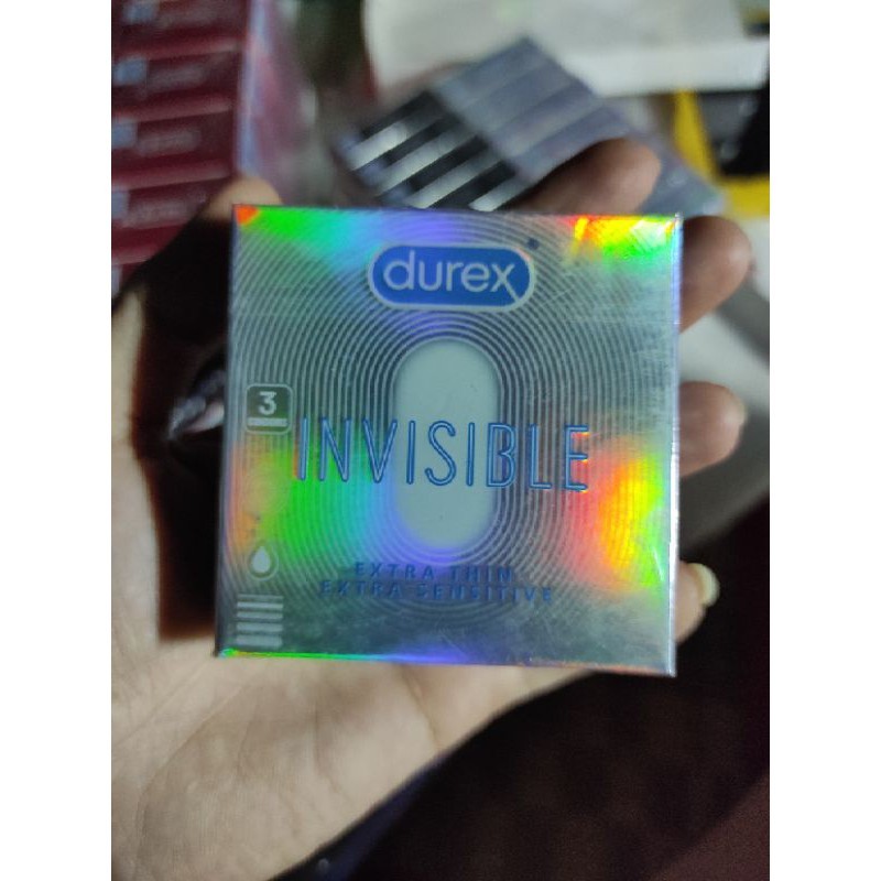 Bộ 5 Hộp BCS SIÊU MỎNG Durex Invisible - Hộp 3 cái