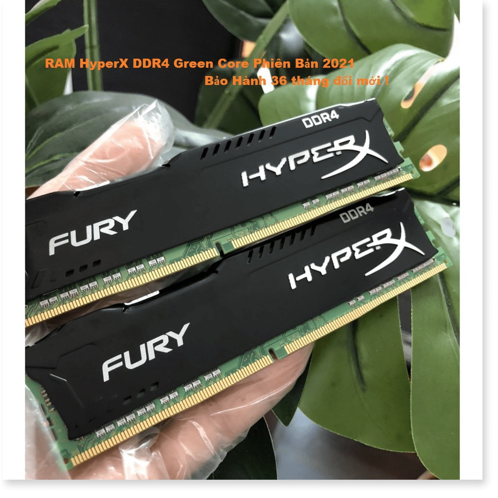 💦 Ram Kingston HyperX Fury 8GB DDR4 2400MHz Chính Hãng - Bảo hành 36 tháng 1 đổi 1