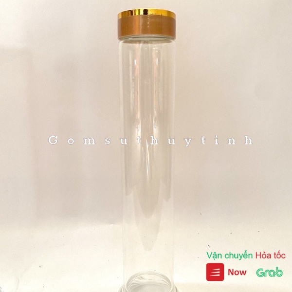 Bình thủy tinh cao cấp dùng ngâm sâm, đựng rượu dung tích 1 lít và 1,5 lít