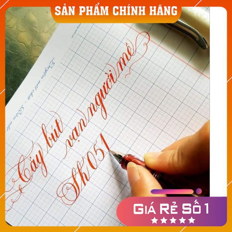 Bút Mài Thầy Ánh Nét Thanh Nét Đậm – Bút Máy Ánh Dương Ngòi Lá Tre Calligraphy SH051