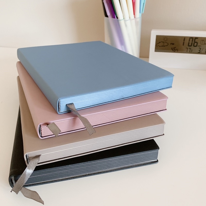 Color Edge Notebook - Sổ Tay Bìa Da Mềm - Sổ Ghi Chép A5 ruột Kẻ Ngang 120 gsm - Sổ bìa da PU chống thấm nước