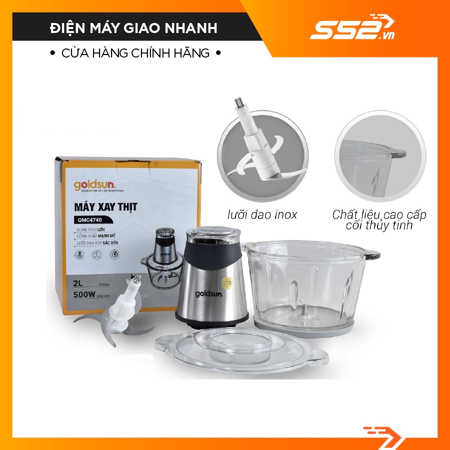 Máy xay thịt Goldsun GMC4740-Bảo Hành Chính Hãng